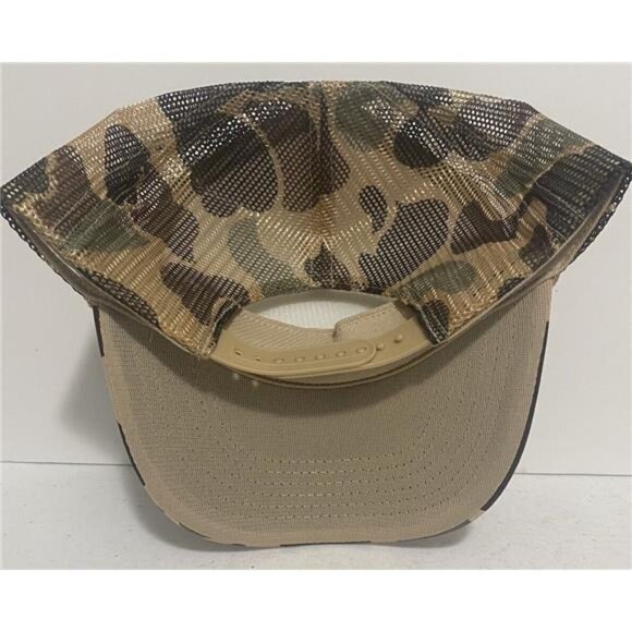 Retro Vintage Style Red Man Trucker Hat Redman Golden Blend Hunting Chew Snuff - Picture 3 of 3